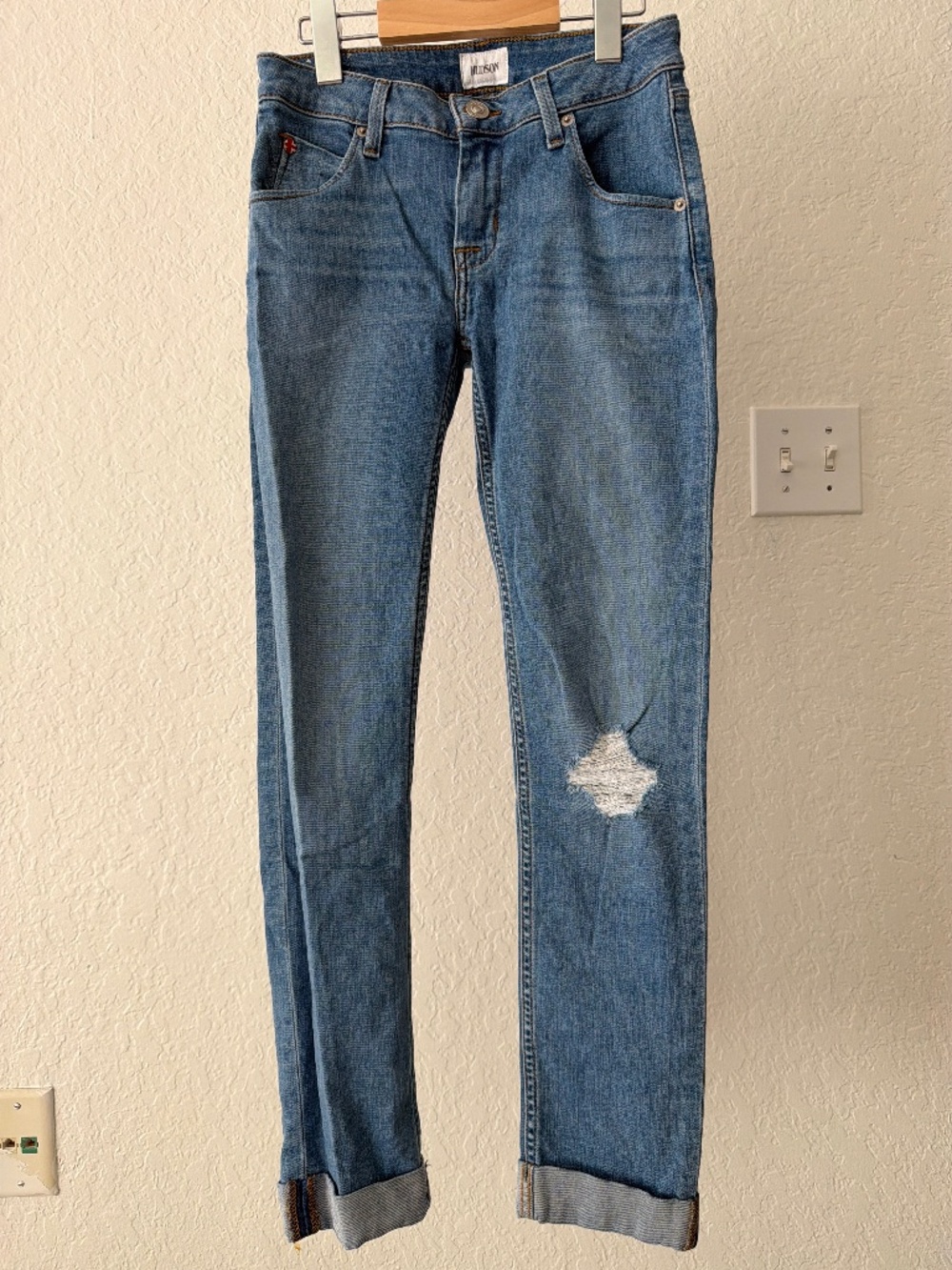 Hudson bacara straight crop